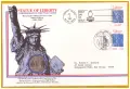 ½ ДОЛАР 1986 ГОДИНА В НУМИЗМАТИЧЕН ПЛИК /виж описанието/, снимка 3