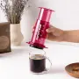 Ръчна кафеварка AeroPress Clear Black Coffee Press 10 oz Tritan, снимка 1
