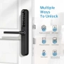 Смарт брава Ruveno Slim Smart Fingerprint черна, снимка 4