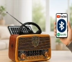Ретро радио Golon-RX с Bluetooth, AM/FM, соларен панел, снимка 1
