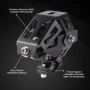 LED прожектор за мотоциклет U7 Angel Eyes 15W 3000lm 12-85V – Универсален фар за мотор, ATV 10116, снимка 6