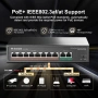 MokerLink 8 Port PoE Switch 120W Gigabit Metal, снимка 5