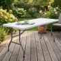 Сгъваема градинска маса 180 см бяла | Къмпинг, пикник | Home&Garden , снимка 5