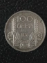 100 лева 1934 сребро, снимка 1