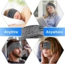 Нова Bluetooth Лента за Глава Слушалки за Сън Спорт HD Stereo 14 часа Батерия, снимка 4