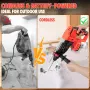 Акумулаторен перфоратор/къртач тип “hammer drill” с 3 свредла, SDS-Plus и помощна дръжка, снимка 3
