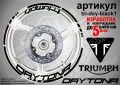 Triumph Daytona кантове и надписи за джанти, снимка 2