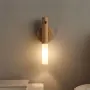 Безжична LED стенна лампа с магнитно закрепване, USB-C зареждане, 3 степени на яркост и топла светли, снимка 1