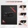 KABISAFE Електронен сейф 45L с дигитален код, аларма и LED осветление, снимка 6