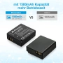 Резервна батерия Powerextra за фотоапарати Panasonic DMW BLG10 и LCD с двойно зарядно- 2 броя, снимка 3