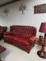 Chesterfield/Честърфилд Класически кожен диван – Бордо, снимка 6