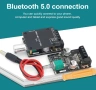SIGANDG аудио усилвател, Bluetooth 5.0 HiFi усилвател, 2 x 50 W, ZK-502L цифров стерео усилвател, снимка 5