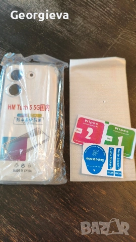 Комплект кейс+протектор за Poco X6 Pro.Нови