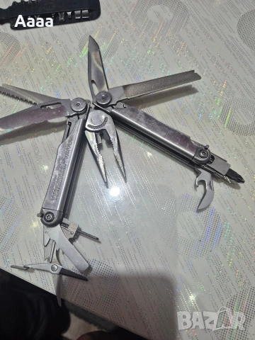 Мултитул Leatherman Wave, снимка 11 - Ножове - 54620049