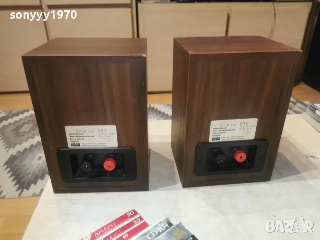 HECO INTERIOR 80S MADE IN FRG-ВНОС SWISS 1508262306L4, снимка 9 - Тонколони - 55675835