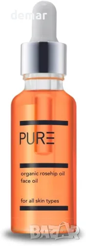PURE Organic Rosehip Oil – Био масло от шипка за лице (за всички типове кожа)