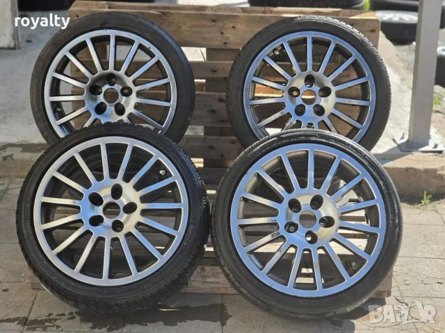 5х98 17 Джанти за Fiat Alfa Romeo Spider 5x98 ET 30 J 7.5 Гуми 215/45/ZR17 подарък към джантите Цент