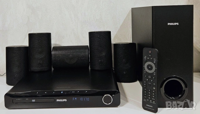 Домашно кино Philips 5.1 - 600W (TOP PRODUCT)(ПОСЛЕДНА БРОЙКА - ПЪЛЕН КОМПЛЕКТ), снимка 3 - Декове - 54947713