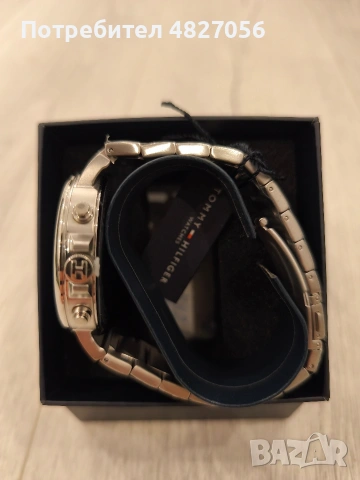 Мъжки часовник Tommy Hilfiger Daniel TH1710382 Сребрист Чисто НОВ Неизползван, снимка 3 - Мъжки - 54545089