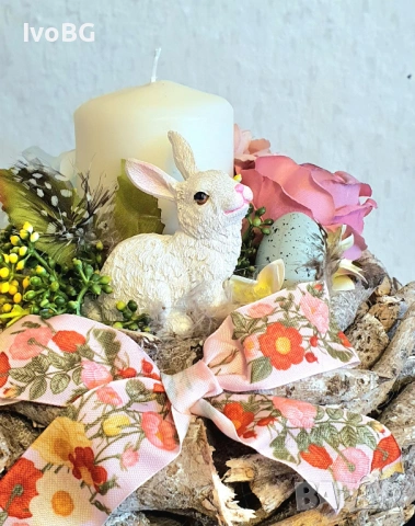 Великденска украса за маса - ръчно изработена, снимка 2 - Декорация за дома - 54030164