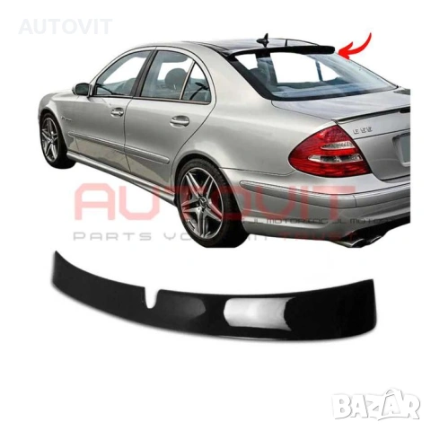 Спойлер за задно стъкло Mercedes E-class w211 (02-07) черен глнац