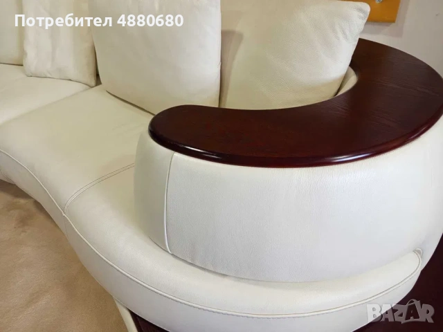 Холна гарнитура - естествена кожа, снимка 3 - Дивани и мека мебел - 55223388