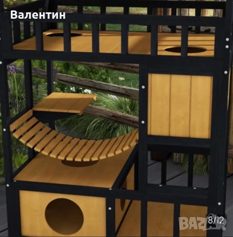 Котешка катерушка / външна къщичка, снимка 7 - За котки - 54464136