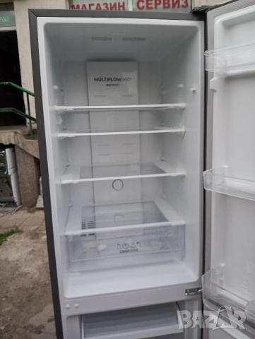 Чисто нов иноксов комбиниран хладилник с фризер Gorenje No Frost A+++ 2 години гаранция!, снимка 2 - Хладилници - 54260934