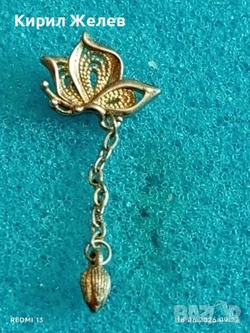 Сребърни обеци във формата на ПЕПЕРУДА 🦋 филигранна изработка красиви 30956, снимка 4 - Обеци - 54953446