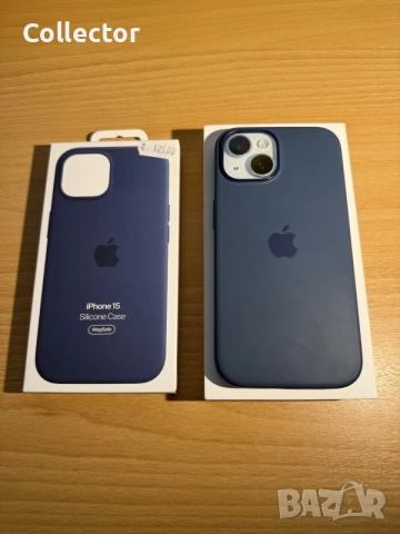 iPhone 15 256GB Blue с 4 оригинални калъфи и MagSafe, снимка 10 - Apple iPhone - 55425068