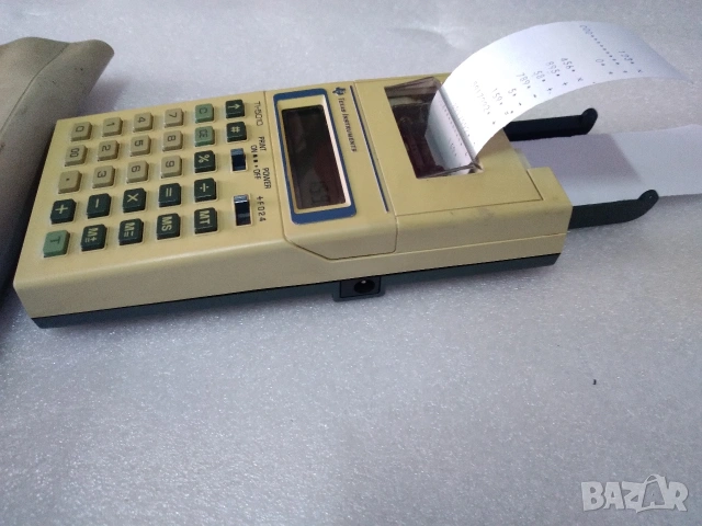 Ретро, печатащ калкулатор Texas Instruments TI-5010