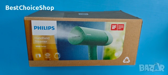 вертикално гладене с пара Philips Seria 3000 STH3010/70, 1000W, 20 гр/мин, сгъваем, резервоар 100 мл