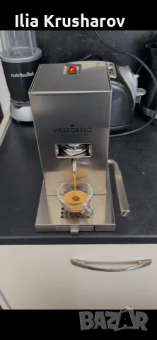 Кафемашина La Piccola Vascobelo ITALY с хартиени дози, снимка 6 - Кафемашини - 55672792