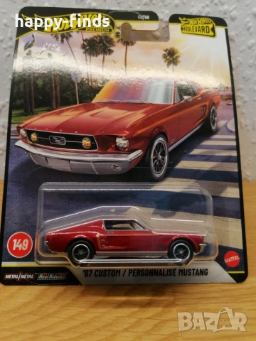 Hot Wheels `67 Custom / Personalise Mustang