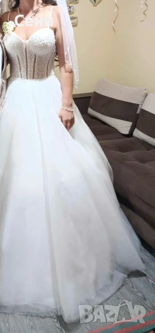 Булчинска рокля, снимка 3 - Сватбени рокли - 54130894