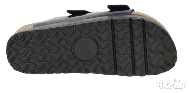 Сандали / чехли Birkenstock Arizona Papillio Flex Platform, сини лачени, тесни номер 39 , снимка 3 - Чехли - 54704820