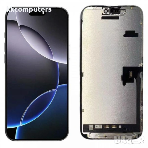 VX OLED Съвместим LCD Дисплей за iPhone 13 Pro 6.1 + Тъч скрийн / Черен / Баркод : 24004351