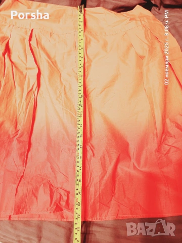 Пола с преливащи се цветове розово и оранжево , снимка 11 - Поли - 54578606