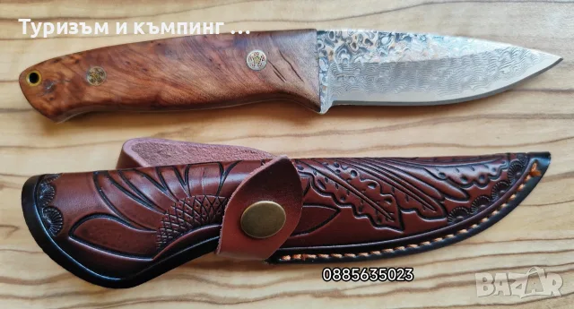 Ловни ножове / дамаска стомана /, снимка 8 - Ножове - 55466745