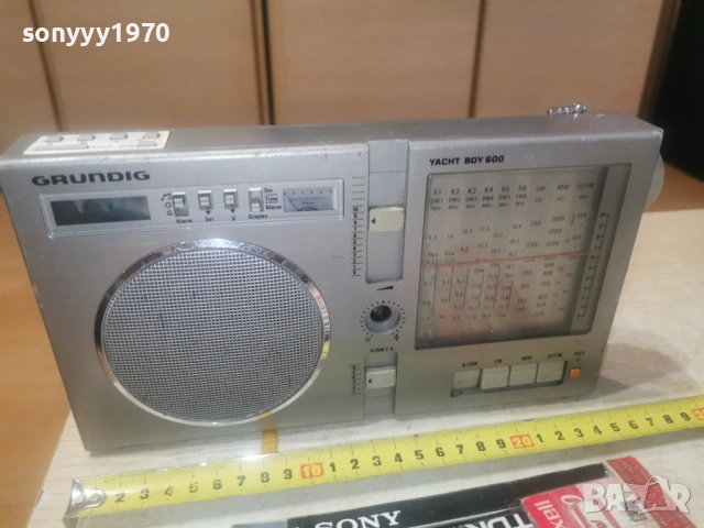 GRUNDIG YACHT BOY 600-ВНОС GERMANY 1606260952L4, снимка 8 - Радиокасетофони, транзистори - 54922140
