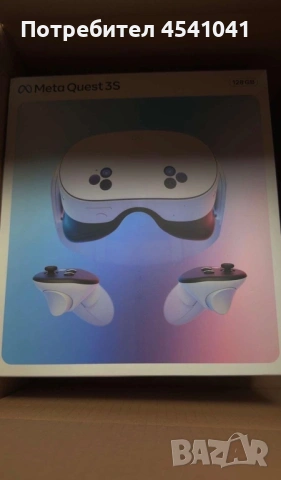 Meta Quest 3S 128GB – Гаранция, като нов + аксесоари, снимка 3 - Друга електроника - 54238152