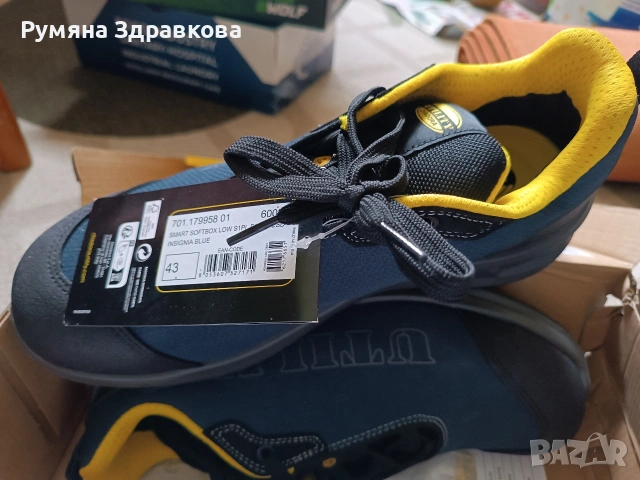 НОВИ работни обувки (Diadora, Bwolf, eXena) и ортопедични чехли с кутии 43 и 44 номер, снимка 7 - Други - 55167265