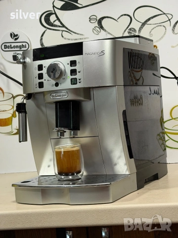 Кафемашина кафе автомат delonghi magnifica S с гаранция, снимка 6 - Кафемашини - 54724350