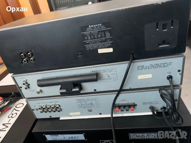 Ретро Аудио Система Sanyo System 220 – Made in Japan, снимка 4 - Аудиосистеми - 54540798