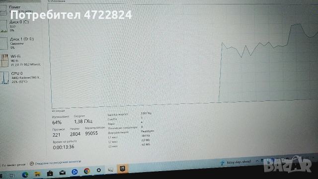 продавам лаптоп HP EliteBook 745 G5, снимка 3 - Лаптопи за работа - 54377203