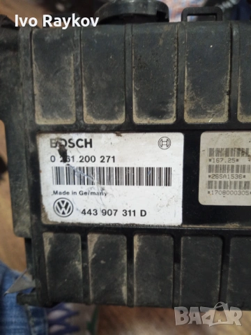 Компютър , ECU , VW Passat 1.8i 1992г. 0261200271 443907311D, снимка 5 - Части - 54382678