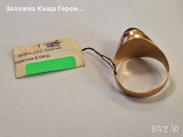 Мъжки златен пръстен 6,04гр., снимка 2 - Пръстени - 54914325