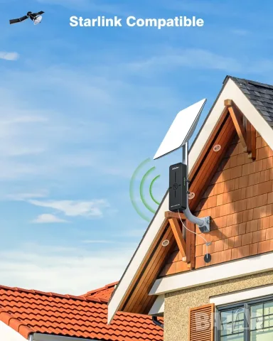AdaLov CPE882 WiFi 6 безжичен мост 2.4/5.8 GHz – комплект 2 броя, Starlink, снимка 3 - Мрежови адаптери - 55657836