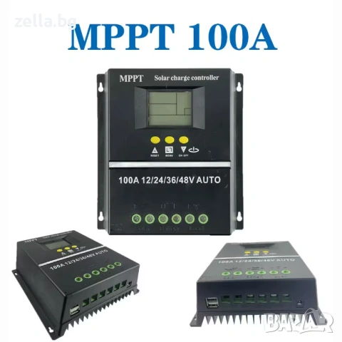 Соларен MPPT контролер 100A SY48100A 12V/24V/36V/48V с LCD дисплей и 7 режима за фотоволтаични 10293, снимка 5 - Резервни части за телефони - 54663108