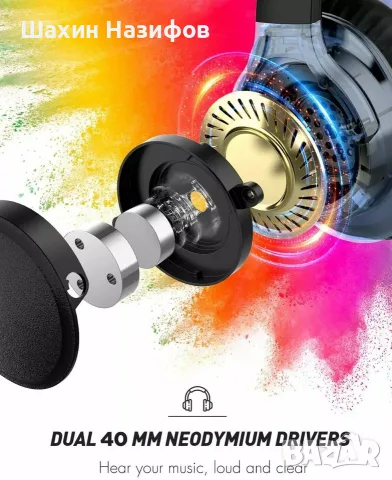 MPOW H7 (BH162C) Bluetooth Headphones, снимка 2 - Bluetooth слушалки - 55475097